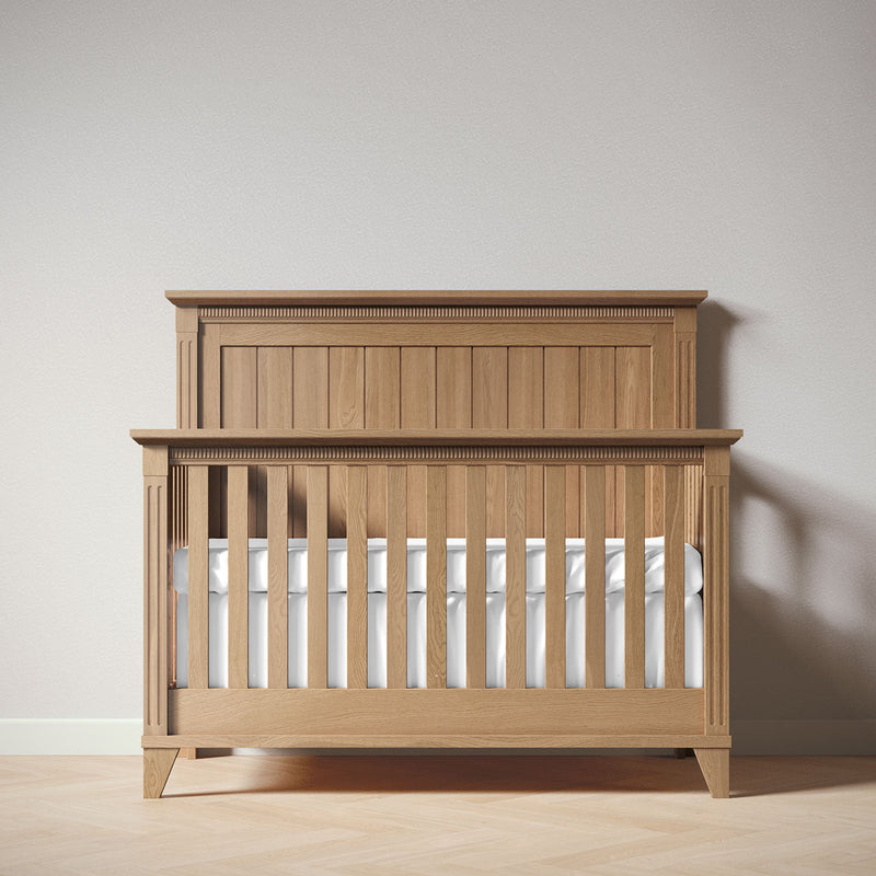 Silva Furniture Edison Crib | 5-in-1 Convertible | Solid Wood