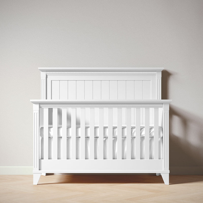 Silva Furniture Edison Crib | 5-in-1 Convertible | Solid Wood