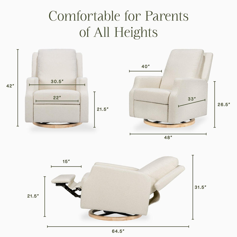 Namesake Crewe Recliner and Swivel Glider