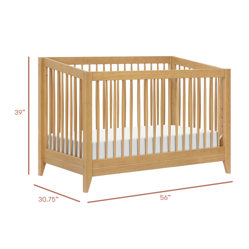 Babyletto Sprout 4-in-1 Convertible Crib with Toddler Bed Conversion Kit