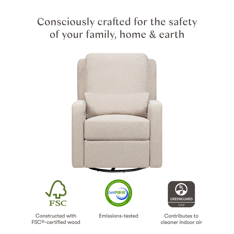 Babyletto Sigi Electronic Recliner and Glider with USB Port