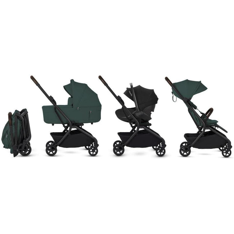 Silver Cross Nia Compact Stroller + Folding Bassinet Bundle