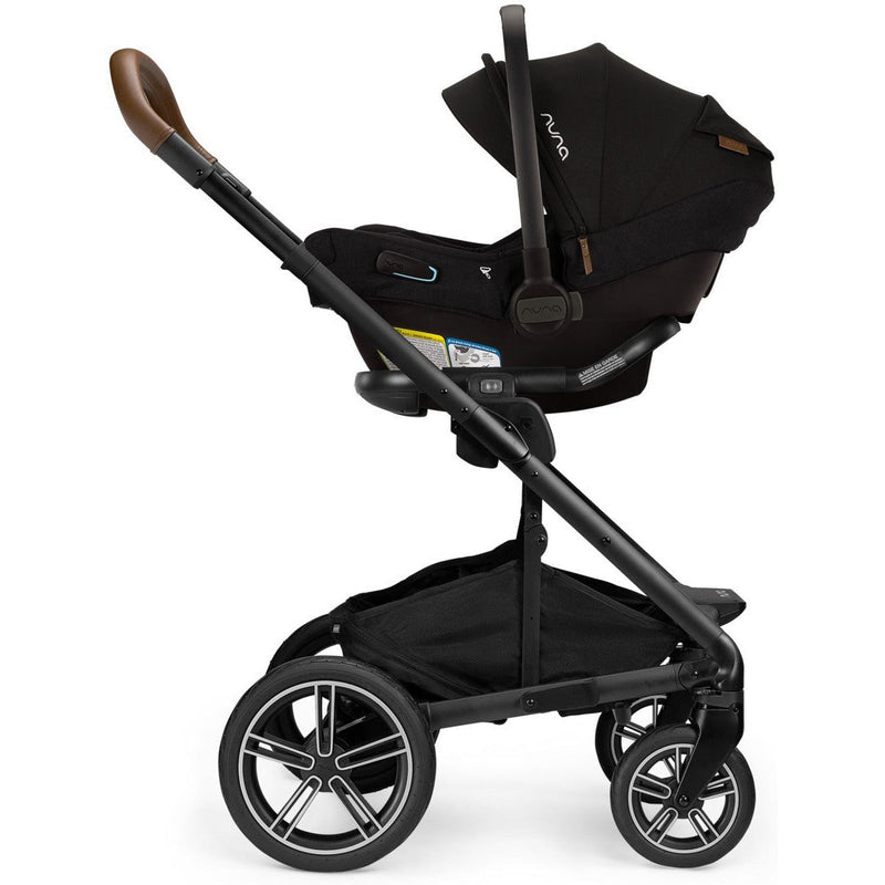 Nuna MIXX Next with Magnetic Buckle + PIPA Aire RX Infant Car Seat with Relx base Travel System