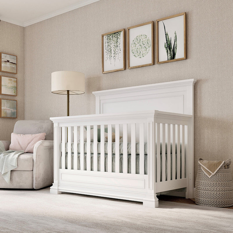 Silva Furniture Jackson Crib | 5-in-1 Convertible | Solid Wood