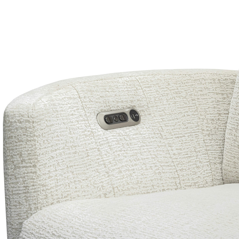 Parker House Radius Plus Swivel Glider Recliner with Power Tilt Headrest