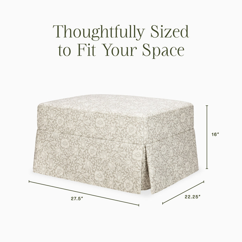 Morris & Co. x Namesake Crawford Gliding Ottoman