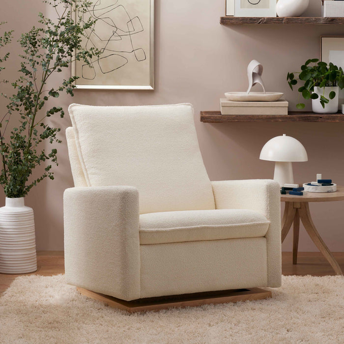 Babyletto Cali Pillowback Chair and a Half Glider in Fleece