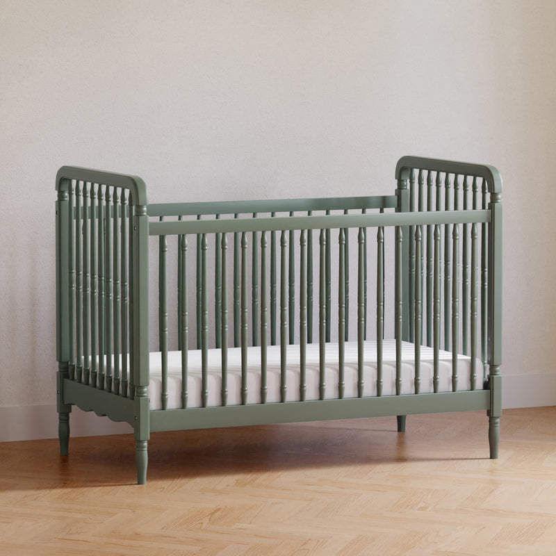 Namesake Liberty 3-in-1 Convertible Spindle Crib with Toddler Bed Conversion Kit