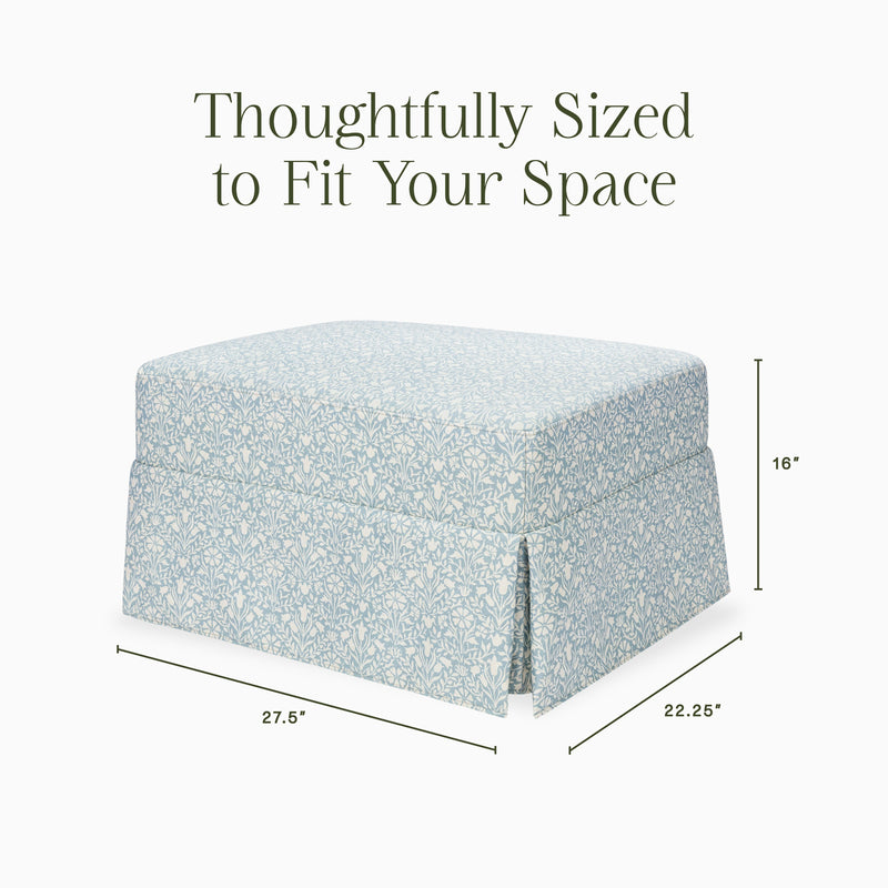 Morris & Co. x Namesake Crawford Gliding Ottoman