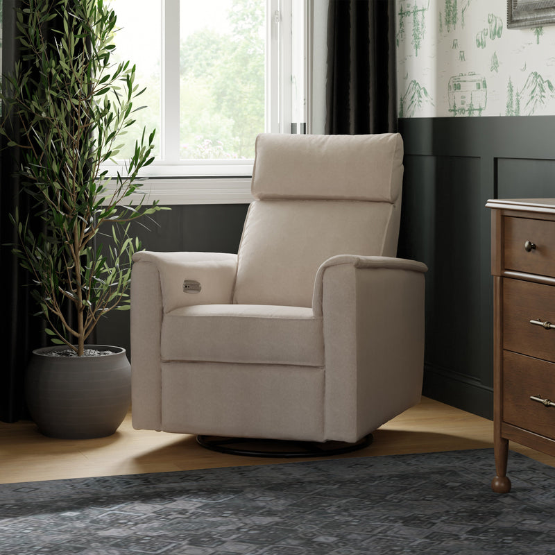 Namesake Willa Plus Power Glider Recliner + Power Headrest