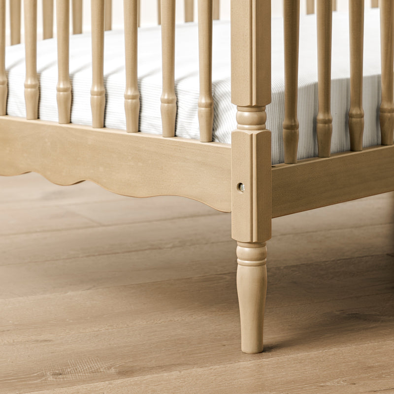 Namesake Liberty 3-in-1 Convertible Spindle Crib with Toddler Bed Conversion Kit