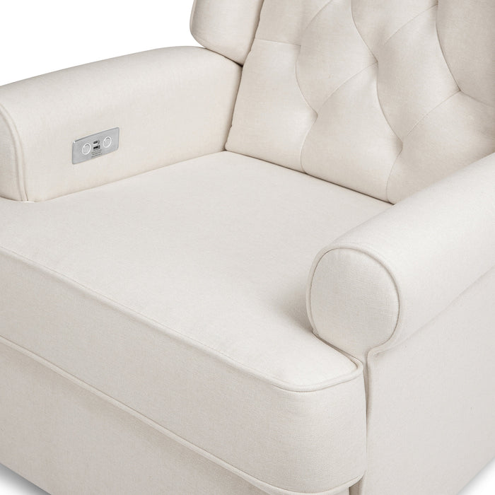 Namesake Harbour Electronic Recliner and Swivel Glider in Eco-Performance Fabric with USB port | Water Repellent & Stain Resistant