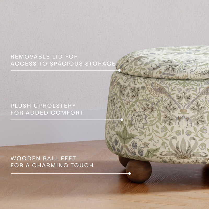 Morris & Co. x Namesake Tuffet Storage Ottoman
