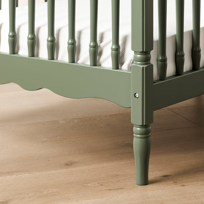 Namesake Liberty 3-in-1 Convertible Spindle Crib with Toddler Bed Conversion Kit