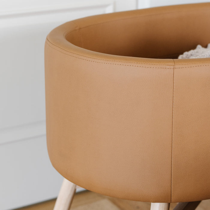 M26834GCLB,Babyletto,babyletto x GATHRE Capsule Bassinet in Camel