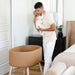 M26834GCLB,Babyletto,babyletto x GATHRE Capsule Bassinet in Camel