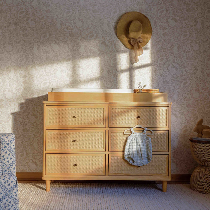 Namesake Marin with Cane 6 Drawer Dresser