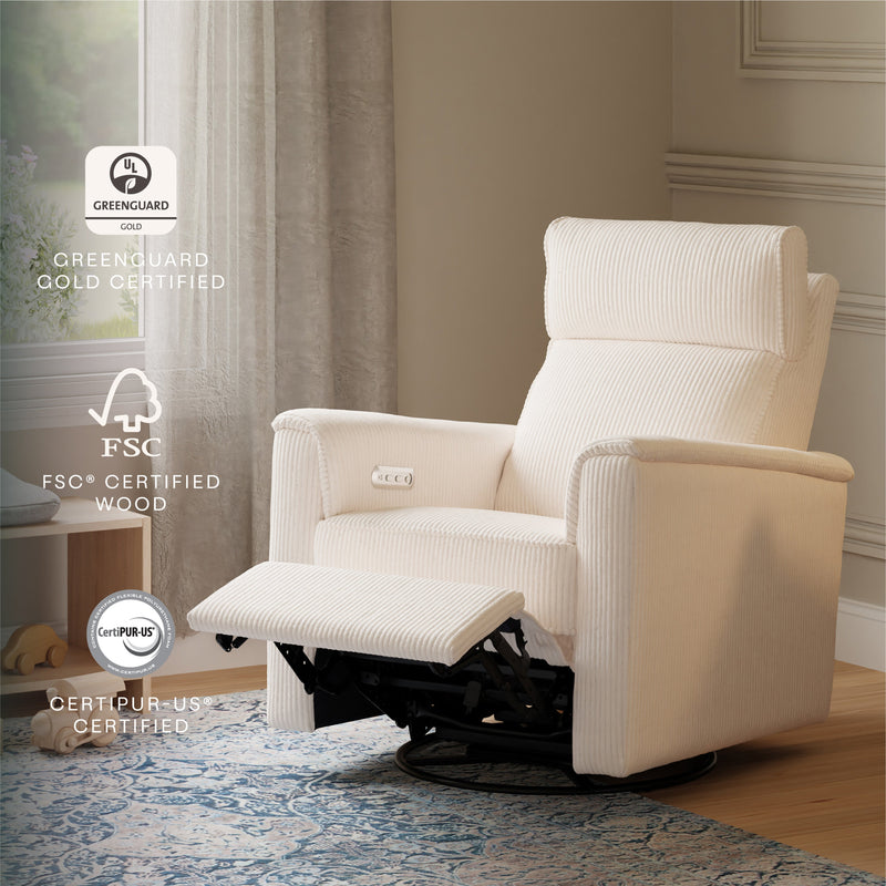 Namesake Willa Plus Power Glider Recliner + Power Headrest