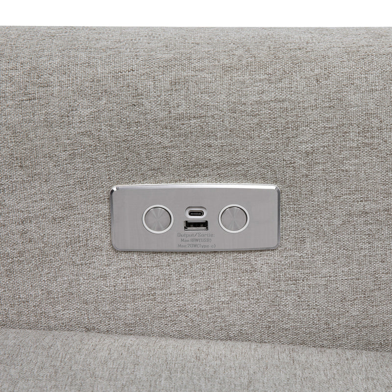 Babyletto Kiwi Electronic Recliner and Swivel Glider with USB port