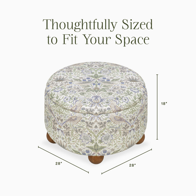 Morris & Co. x Namesake Tuffet Storage Ottoman