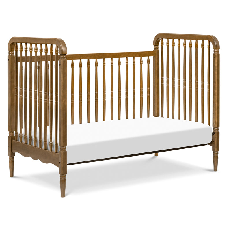 Namesake Liberty 3-in-1 Convertible Spindle Crib with Toddler Bed Conversion Kit