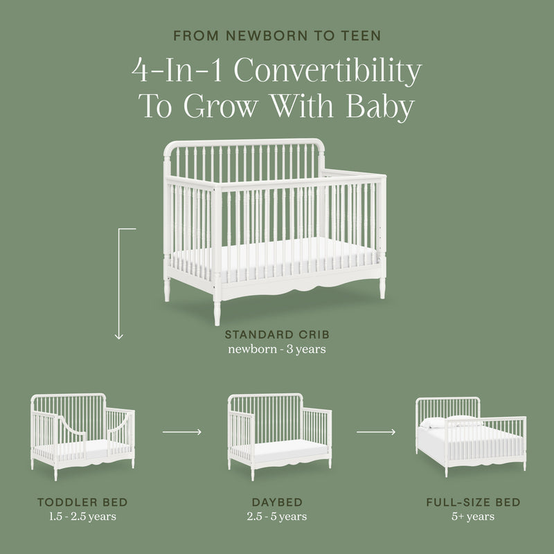 Namesake Liberty 4-in-1 Convertible Spindle Crib