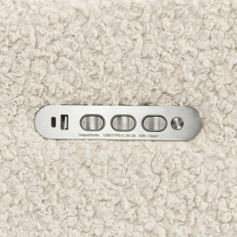 Babyletto Sigi Pro Power Recliner & Swivel Glider with Power Adjustable Headrest and Lumbar Support