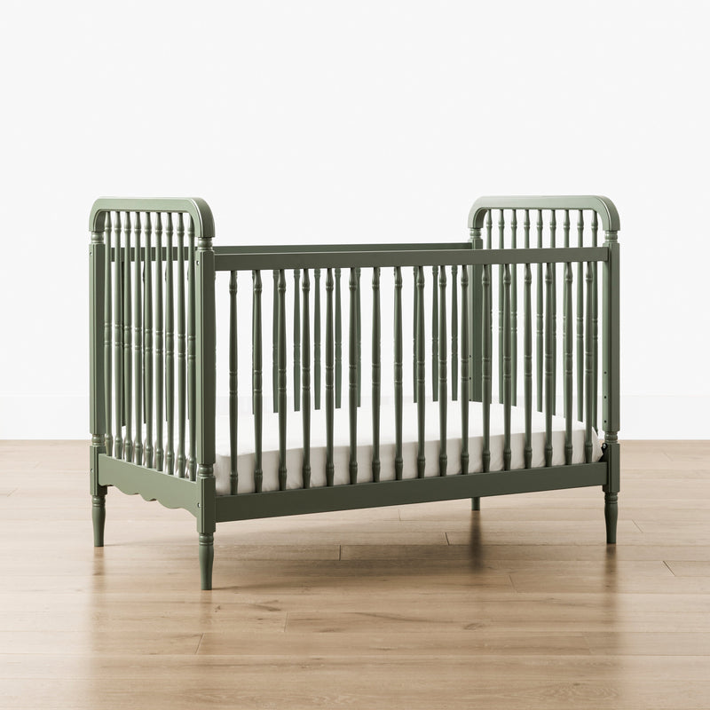 Namesake Liberty 3-in-1 Convertible Spindle Crib with Toddler Bed Conversion Kit