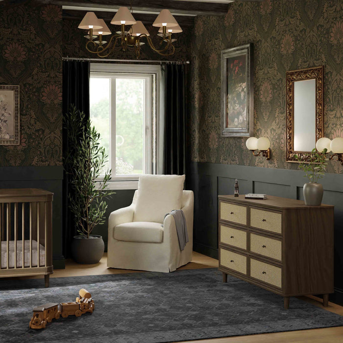 Namesake Marin with Cane 6 Drawer Dresser