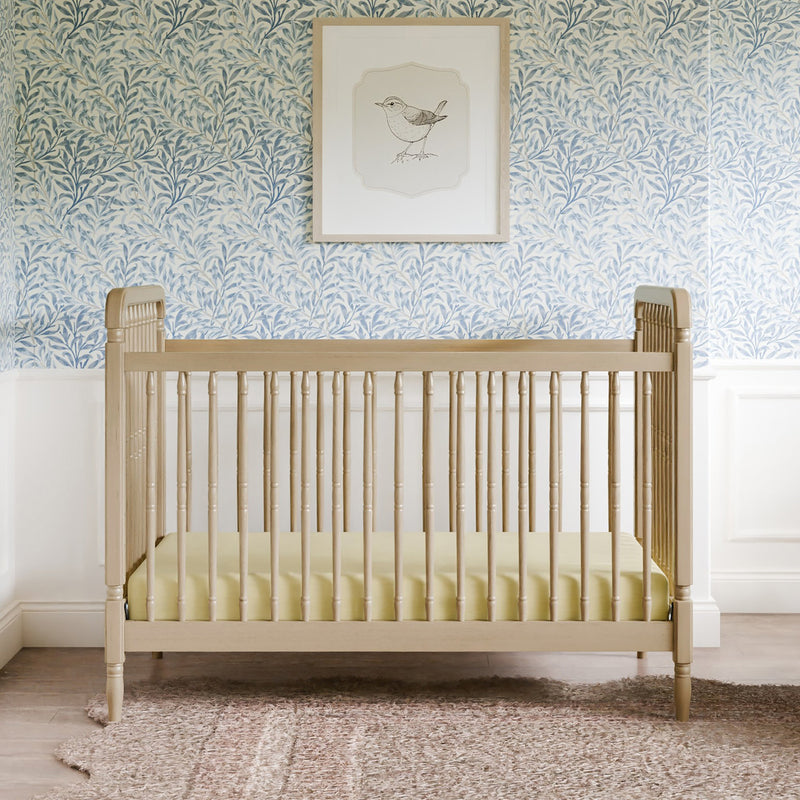 Namesake Liberty 3-in-1 Convertible Spindle Crib with Toddler Bed Conversion Kit