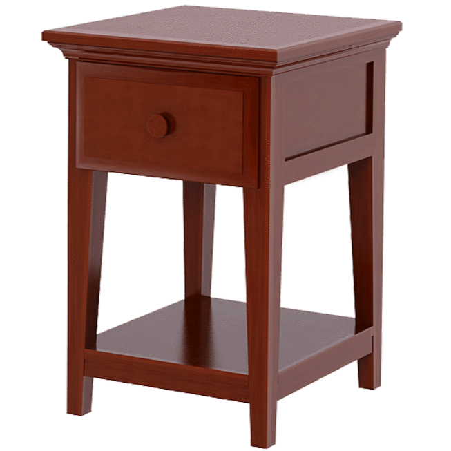 Maxtrix 1-Drawer Nightstand with Shelf