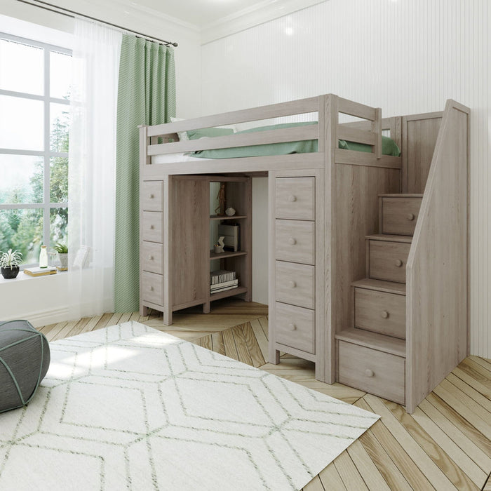 Jackpot Deluxe Chester Staircase Loft Bed Storage + Storage