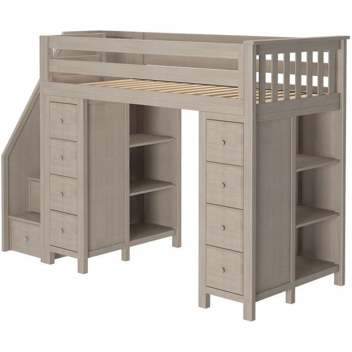 Jackpot Deluxe Chester Staircase Loft Bed Storage + Storage