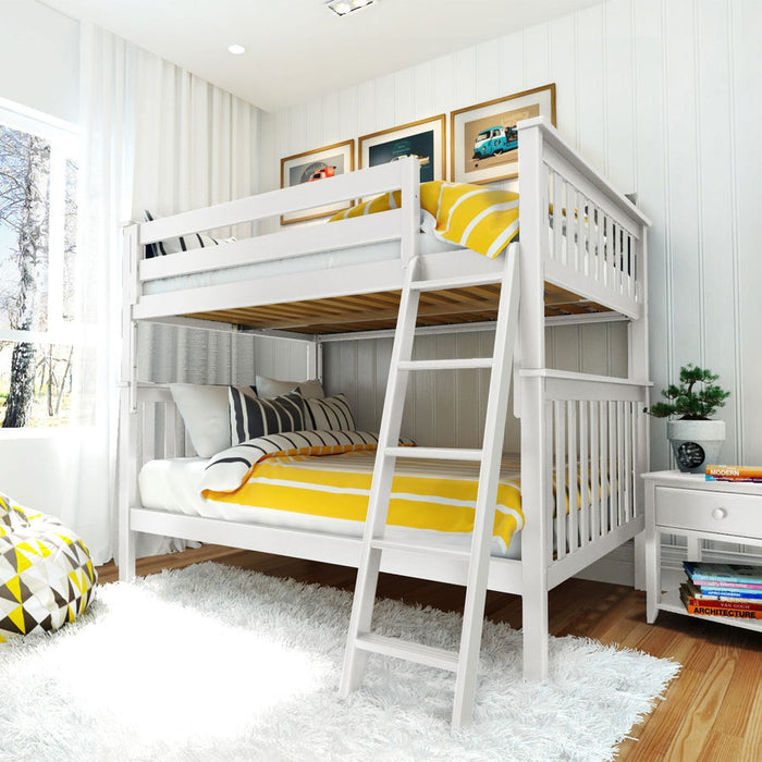 Jackpot Deluxe Cambridge Full over Full Bunk with Angle Ladder