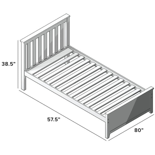 Jackpot Deluxe Dublin Twin Platform Bed