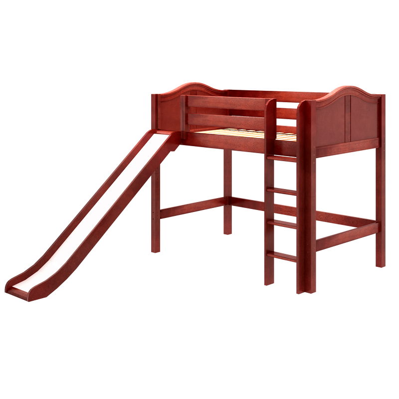 Maxtrix Twin Mid Loft Bed with Slide