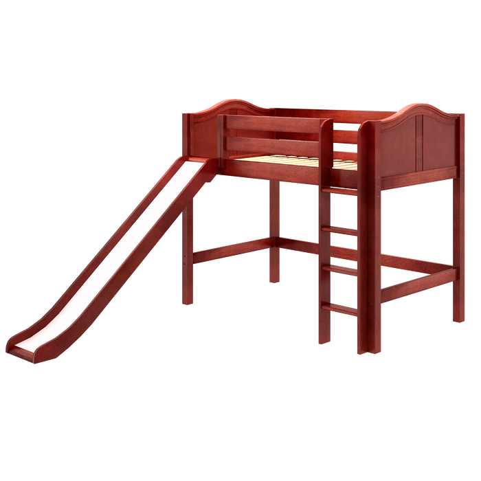 Maxtrix Twin Mid Loft Bed with Slide