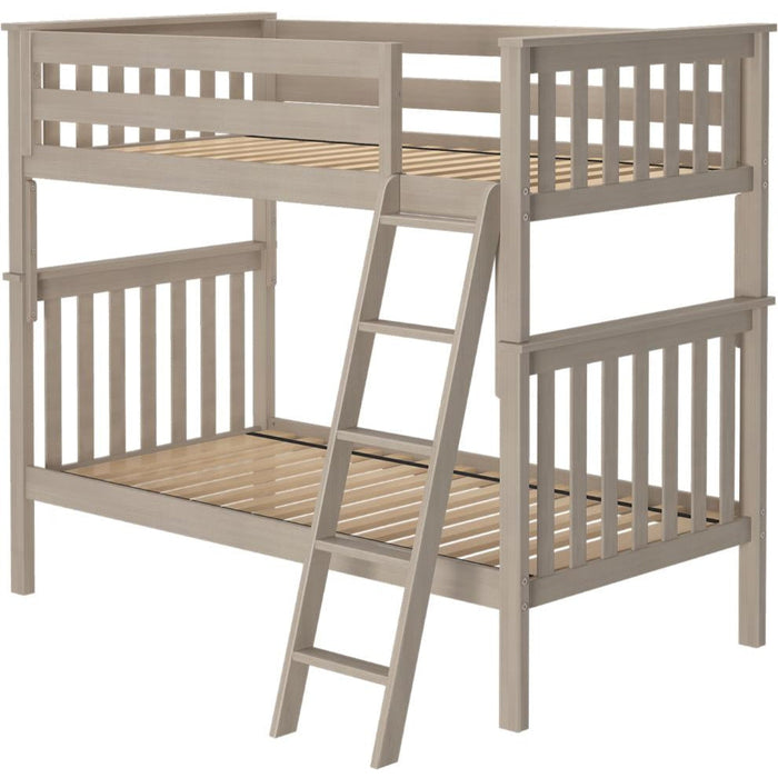 Jackpot Deluxe Bristol Twin over Twin Bunk with Angle Ladder