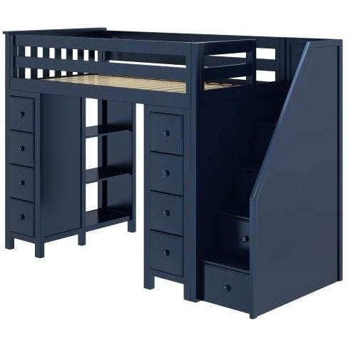 Jackpot Deluxe Chester Staircase Loft Bed Storage + Storage
