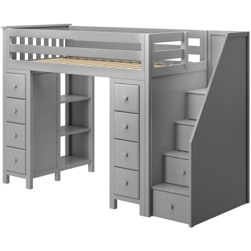 Jackpot Deluxe Chester Staircase Loft Bed Storage + Storage
