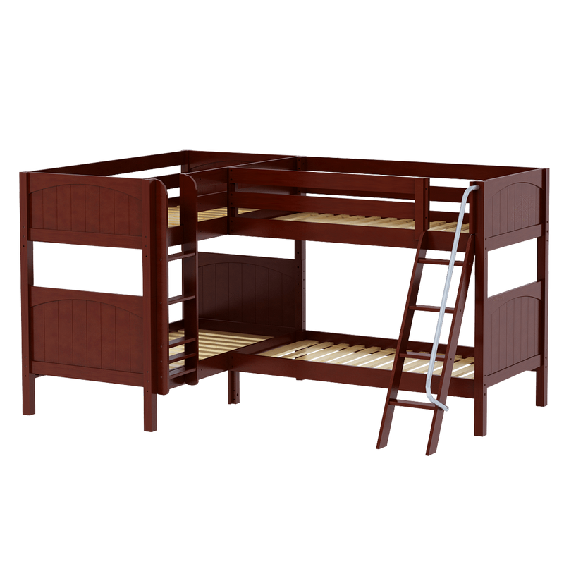 Maxtrix Twin Medium Corner Bunk Bed