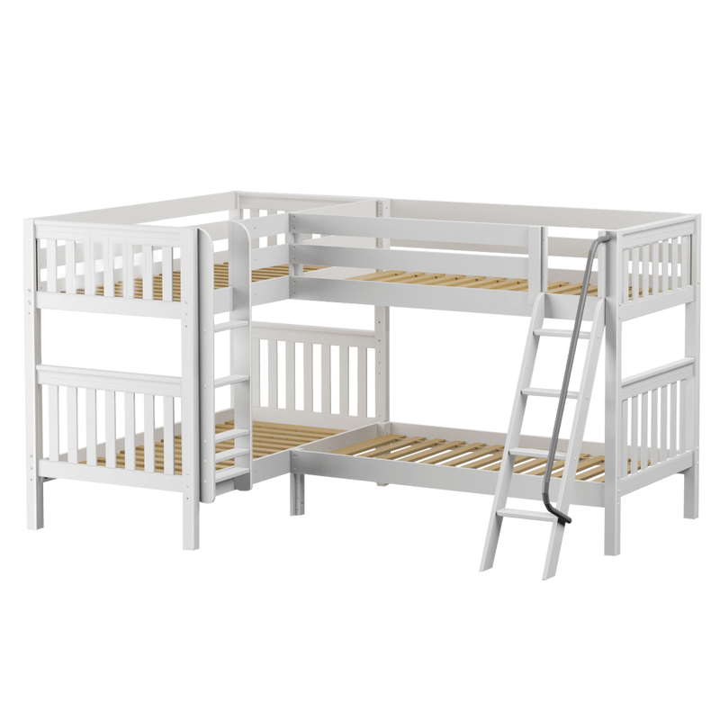 Maxtrix Twin Medium Corner Bunk Bed