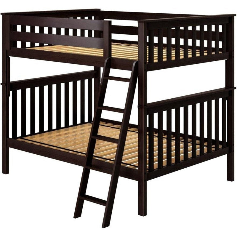 Jackpot Deluxe Cambridge Full over Full Bunk with Angle Ladder