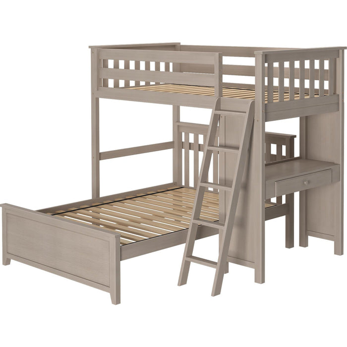 Jackpot Deluxe Canterbury Loft Bed Study + Full Bed