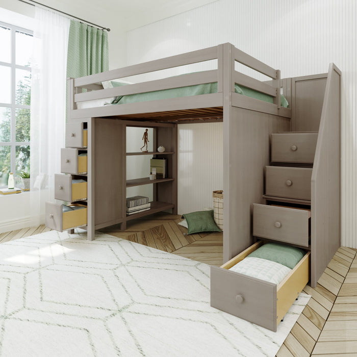 Jackpot Deluxe Cheltenham Full-Size Loft with Staircase + Storage