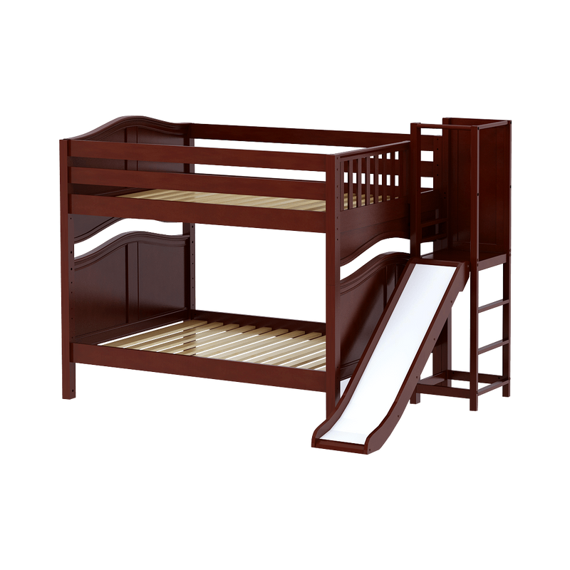 Maxtrix Full Medium Bunk Bed with Slide Platform