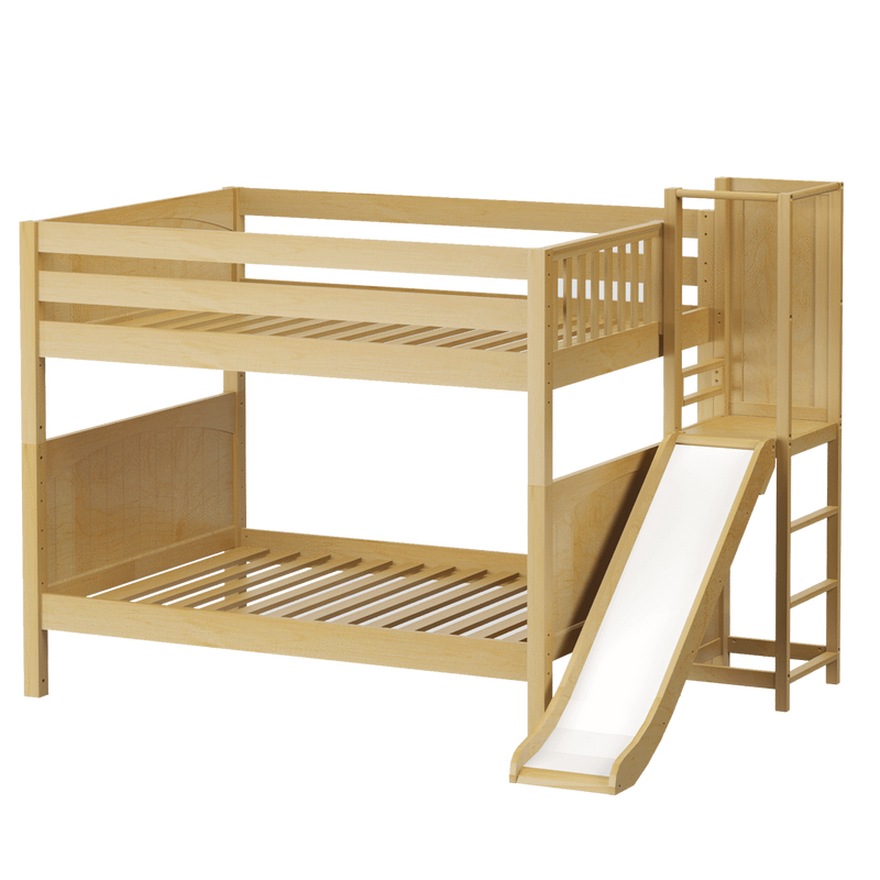 Maxtrix Full Medium Bunk Bed with Slide Platform