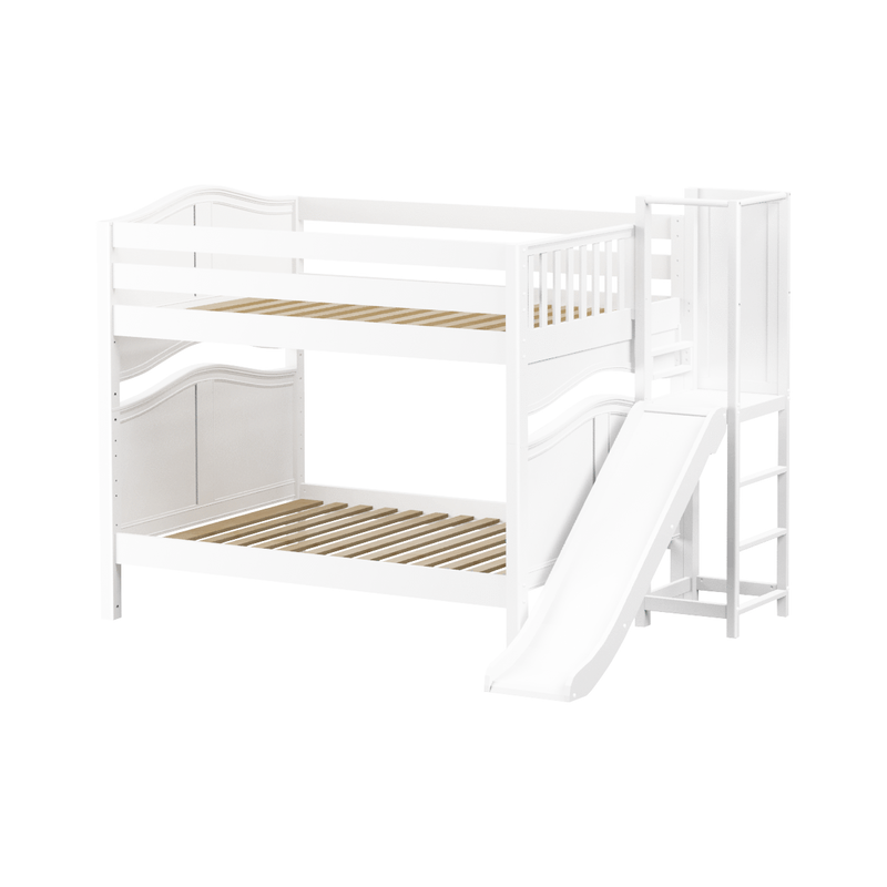 Maxtrix Full Medium Bunk Bed with Slide Platform