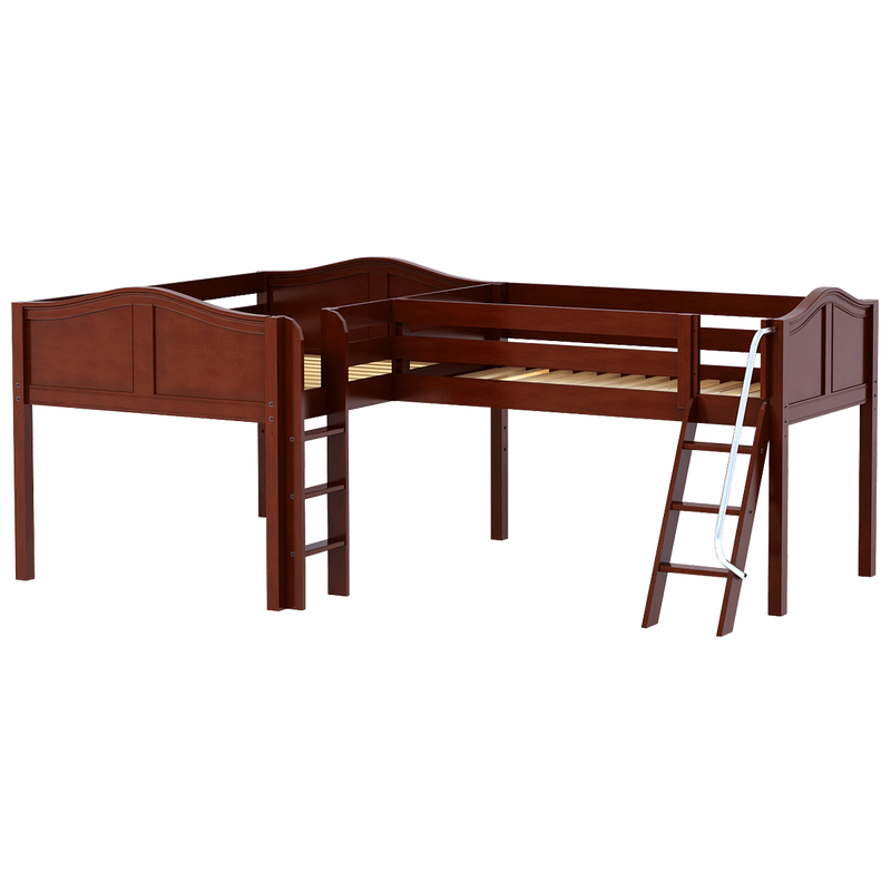 Maxtrix Twin Full Low Corner Loft Bed