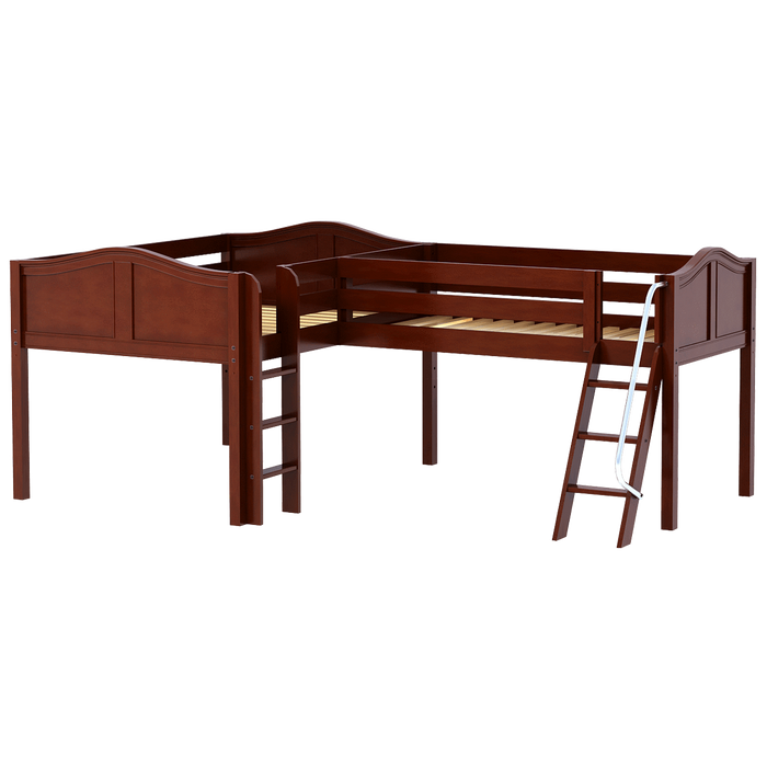Maxtrix Twin Full Low Corner Loft Bed